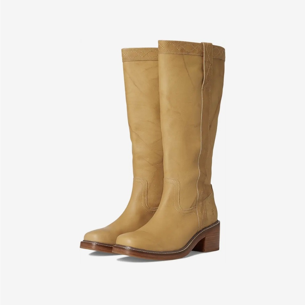 Frye Boots Kate Pull On Wide Calf- Banana